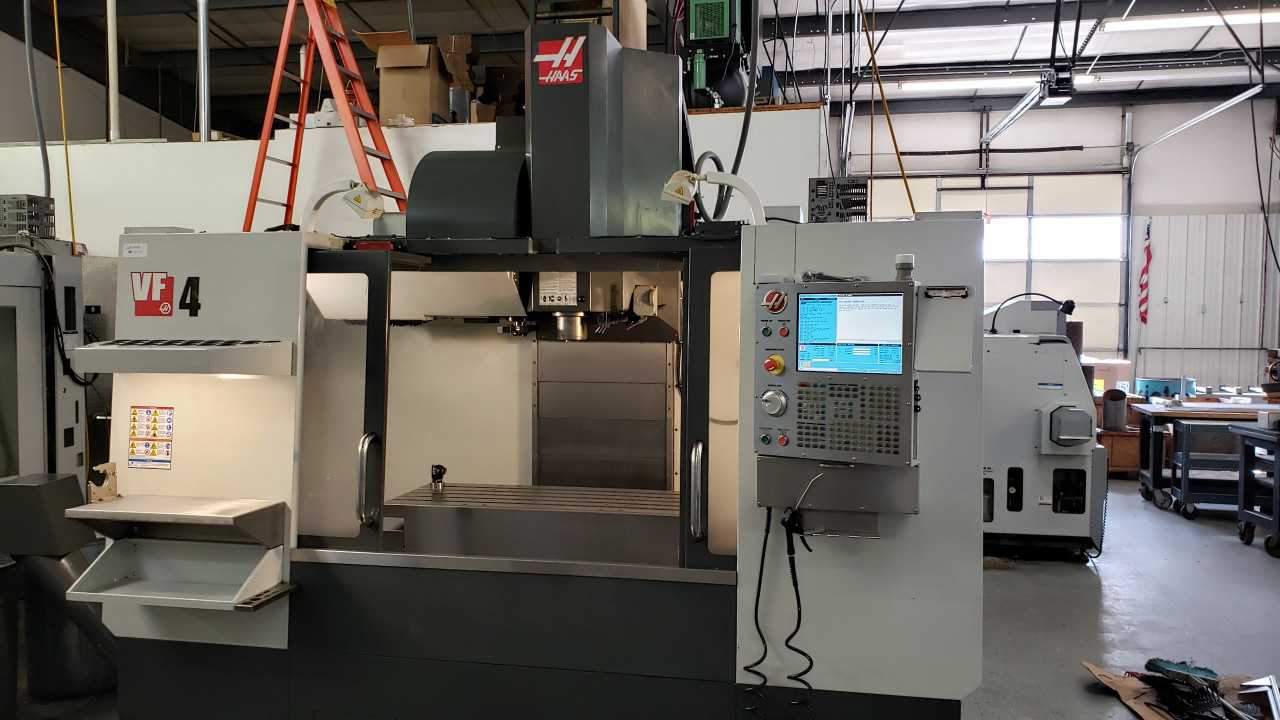 Haas VF4 CNC Vertical Machining Center 10k spindle TSC - CNC MACHINING CENTERS Haas VF4 CNC Vertical Machining Center 10k spindle TSC - CNC MACHINING CENTERS