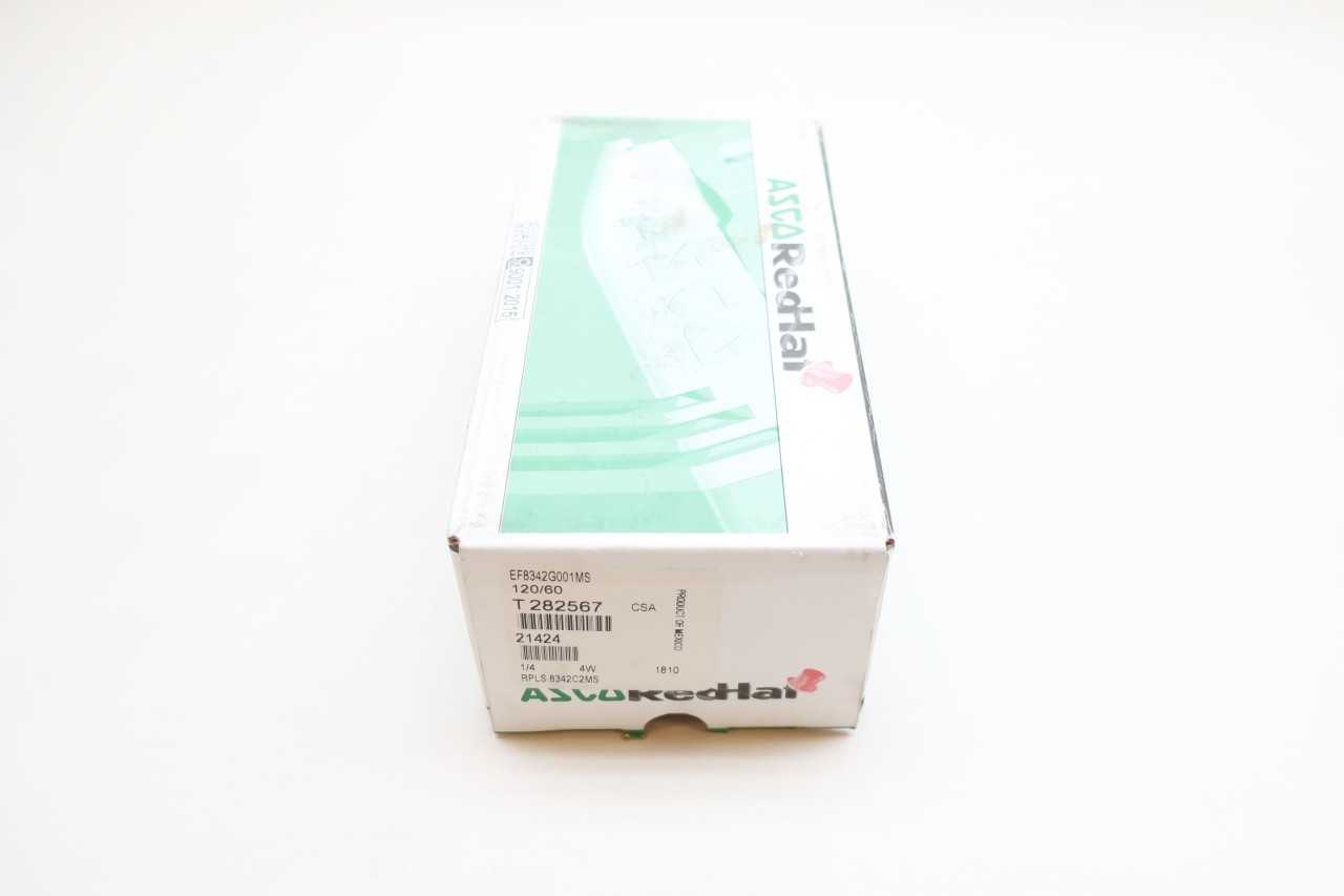 ASCO EF8342G001MS RED-HAT 120V-AC 1/4IN NPT SOLENOID VALVE - SOLENOID VALVE
