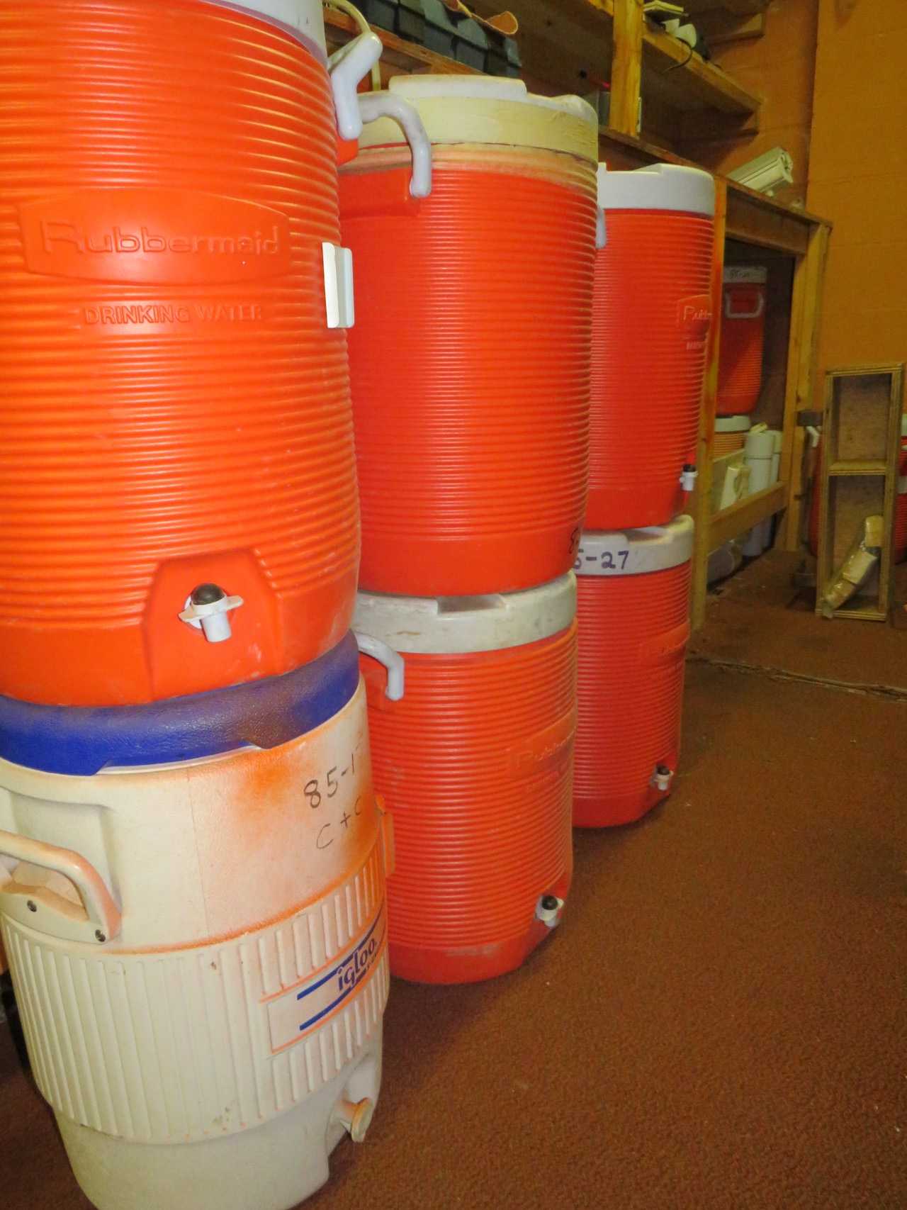 LOT OF 6 ASSORTED WATER COOLERS - MISCELLANEOUS