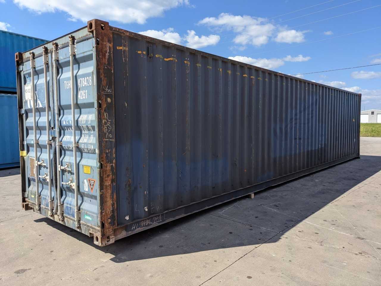TEX 40FT STANDARD CUBE SHIPPING CONTAINER - INDUSTRIAL PARTS