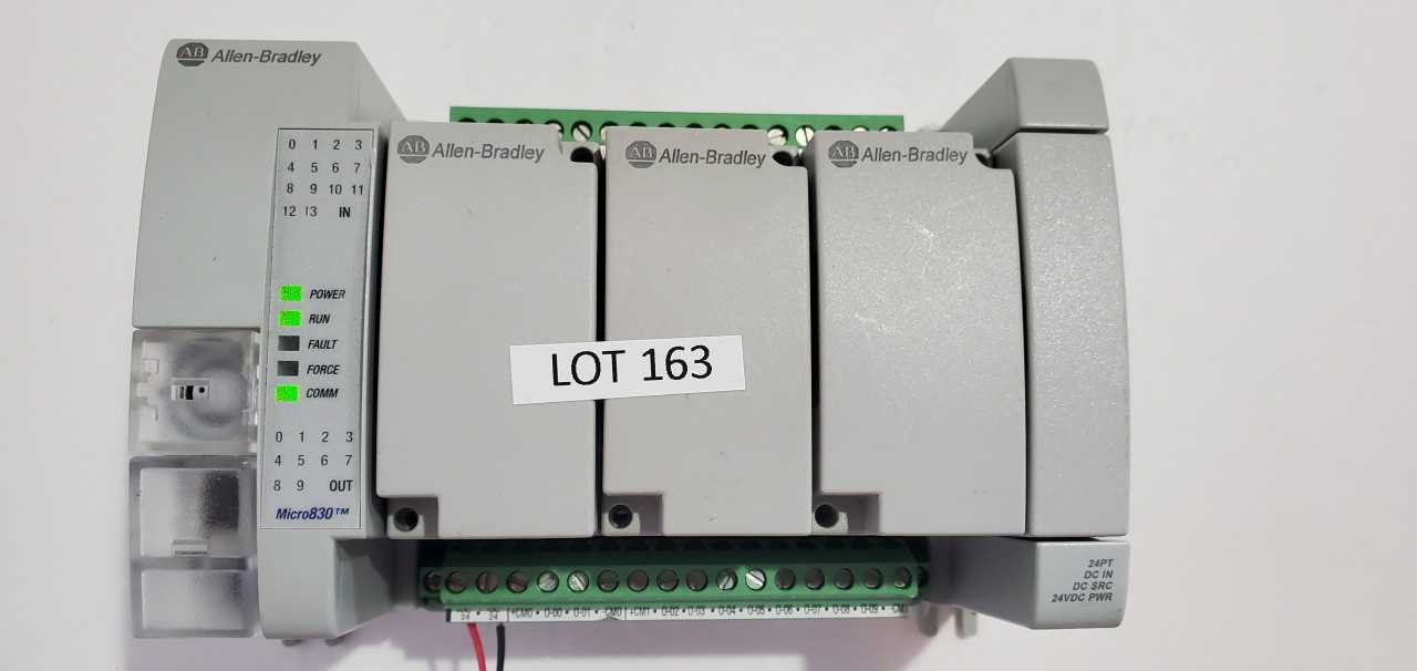 Allen Bradley Micro 830 2080-LC30-24QBB PLC - AUTOMATION & CONTROLS