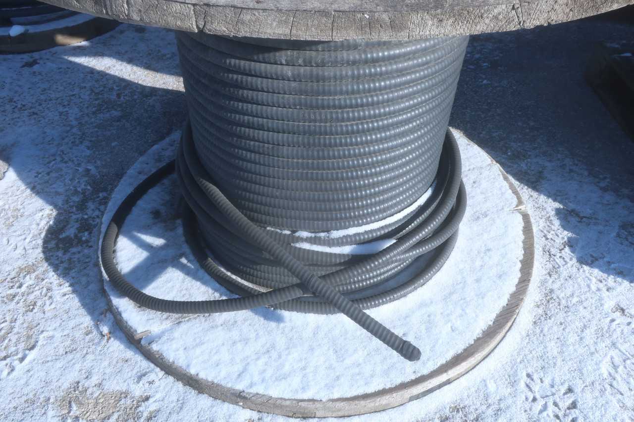 2 SPOOLS OF ASSORTED INSULATED CABLE-WIRE - ELECTRICAL COMPONENTS