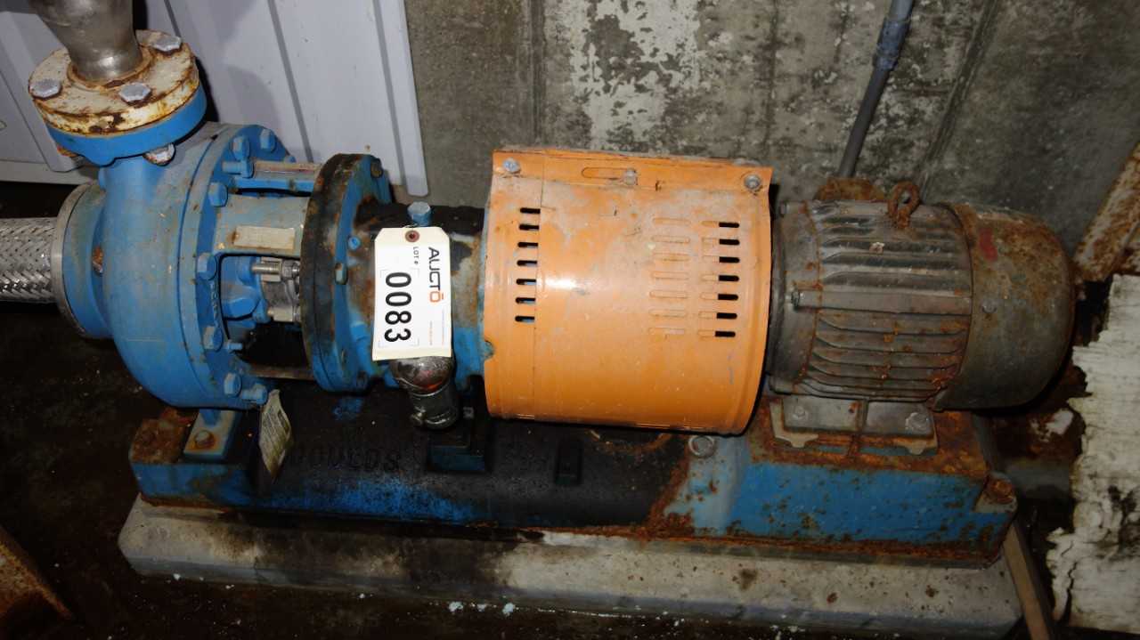 GOULDS 3196 5HP MTX STAINLESS CENTRIFUGAL PUMP MOTOR Size: 2 X 3-10 - CENTRIFUGAL PUMP