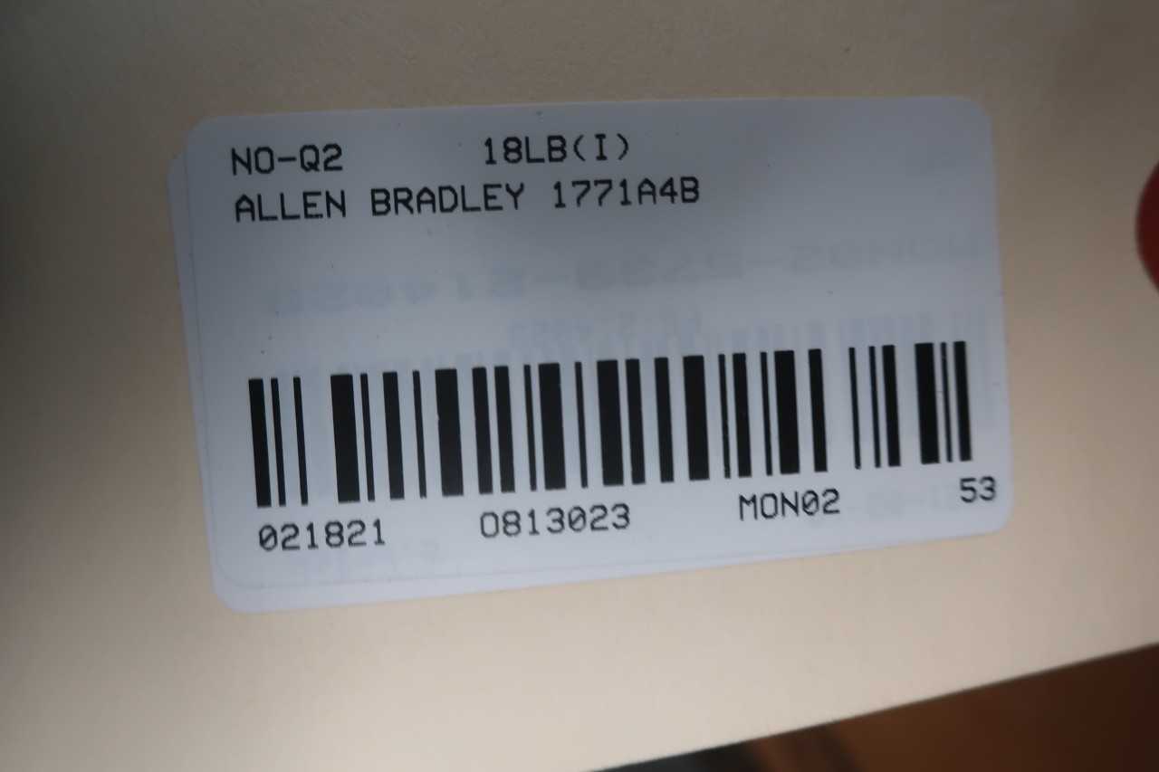 ALLEN BRADLEY 1771-A4B PLC5 SER B 16-SLOT I/O CHASSIS MODULE - AUTOMATION & CONTROLS