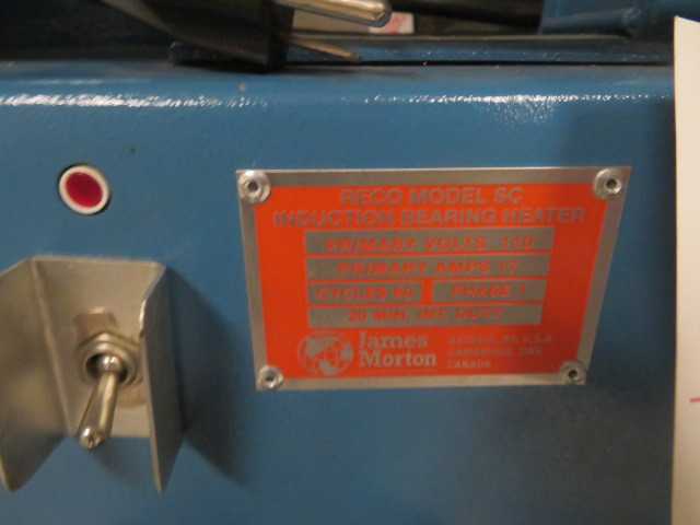 Reco Model SC Induction Bearing Heater - MISCELLANEOUS