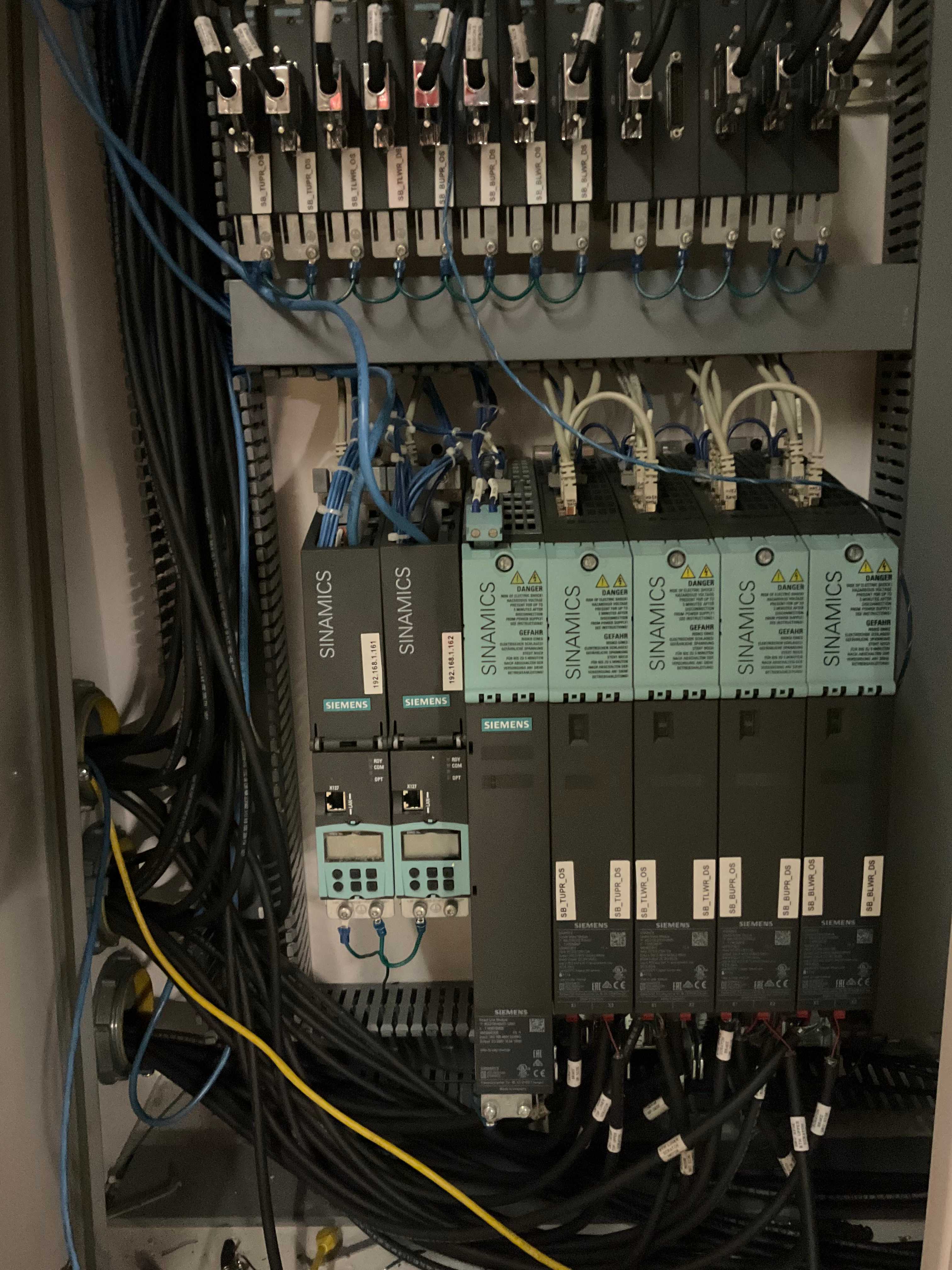 CONTROL CABINETS WITH SIEMENS SIMATICS CONTROLS - CONTROL CABINETS