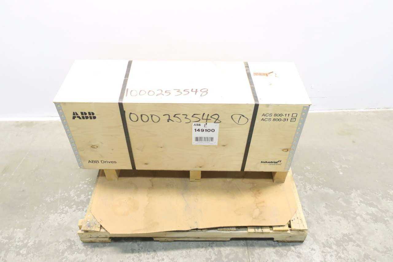 NEW ABB ACS800-U31-0100-5 100HP 480V-AC ULTRA LOW HARMONIC DRIVE - AUTOMATION & CONTROLS