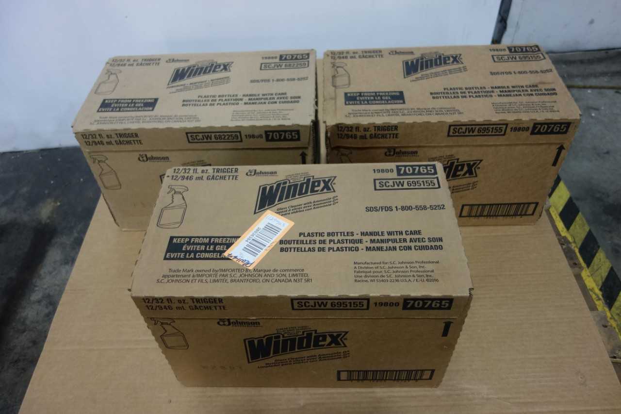 3 B0XES 0F SC JOHNSON WINDEX BOX OF 12 MULTI-SURFACE STREAK FREE CLEANER 32OZ - ELECTRIC POWER TOOLS