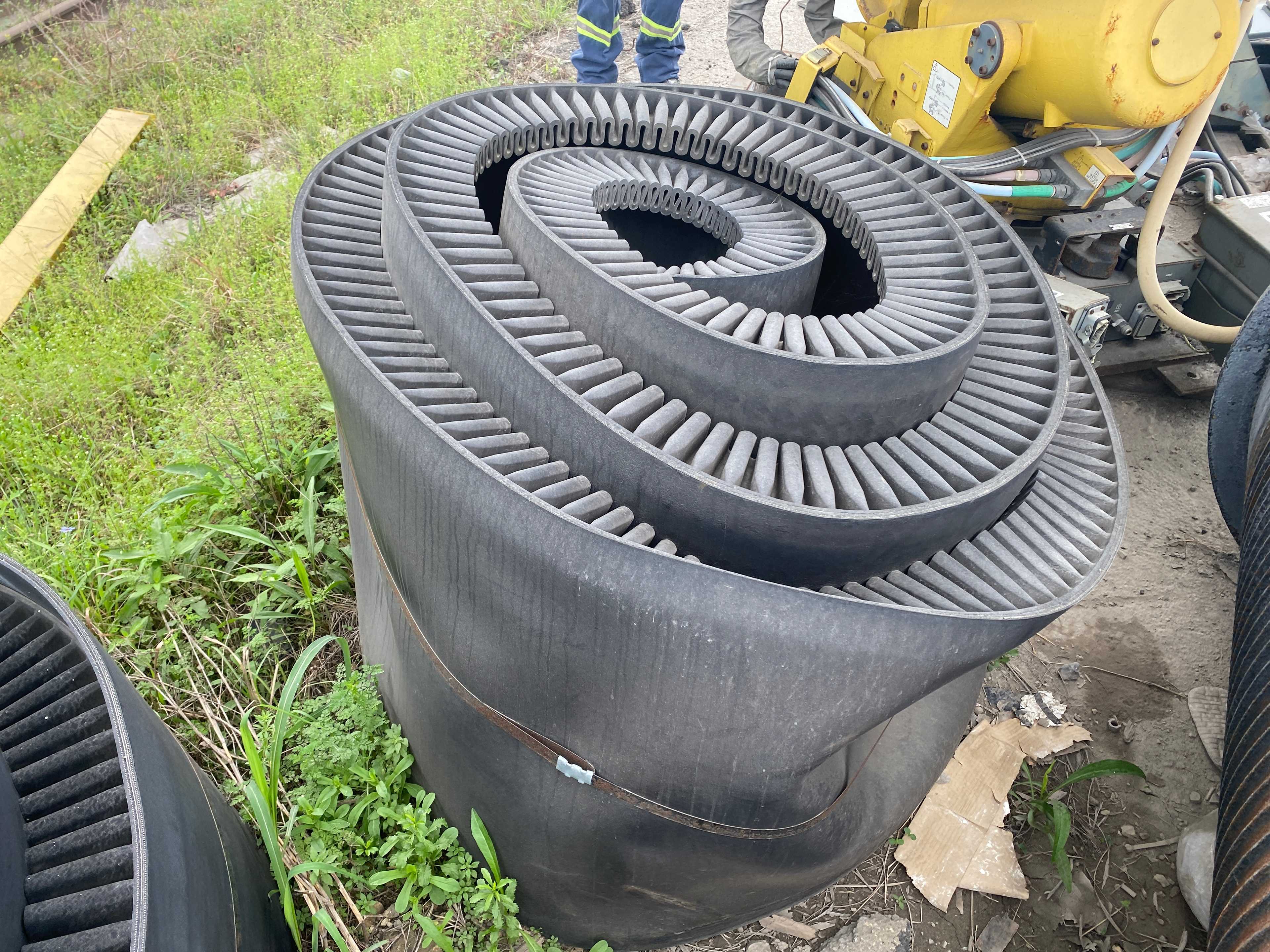 Lot of 2 50' long belts - MACHINE TOOLING