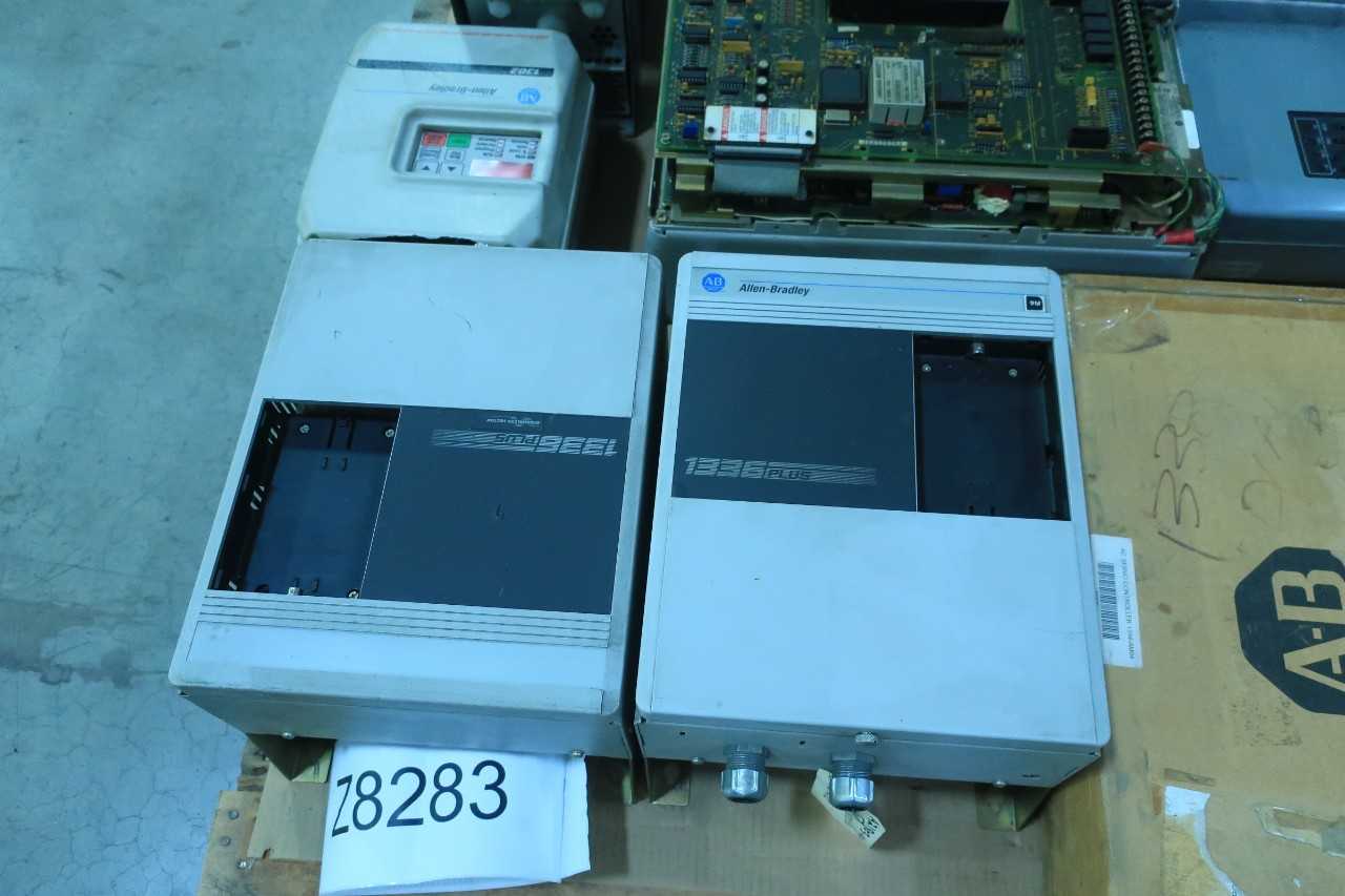 1 PALLET OF ASSORTED VFD- ALLEN BRADLEY, ABB, CUTLER& HAMMER - MOTOR DRIVES