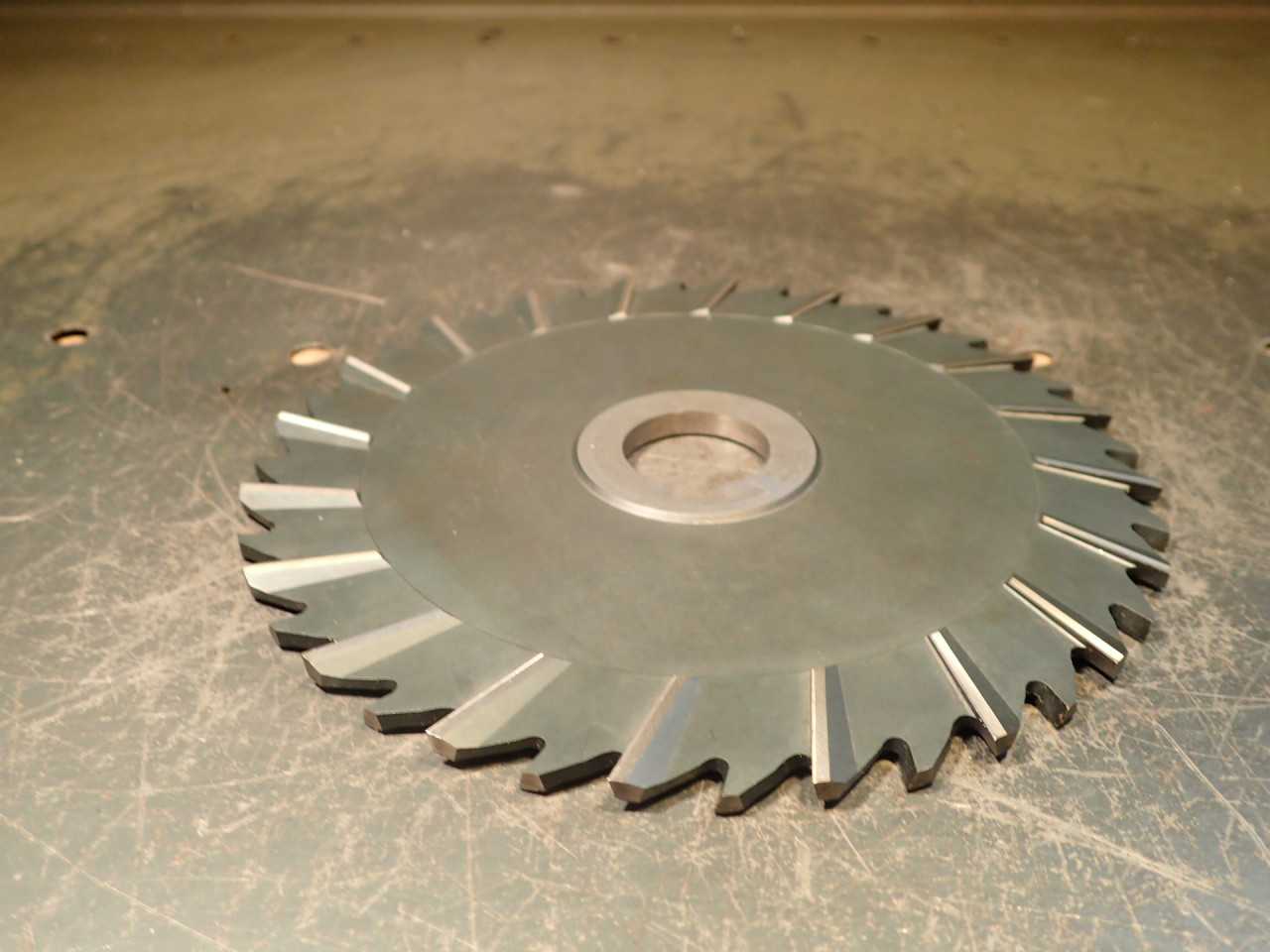 3/16" x 6" Staggered Tooth Side Mill: 1" Horizontal Milling Arbor Hole - MILLING TOOLS