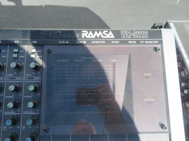 Ramsa Sound Mixing System WR -S212  and Speakers LOT - MISCELLANEOUS