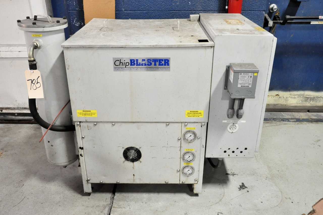 Chip Blaster Model EV2000 High Pressure High Volume Coolant System Not in Service Needs Repair - LAB & SCIENTIFIC