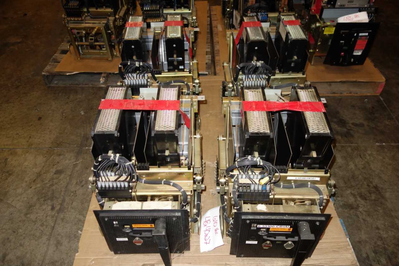 3 PALLETS OF ASSORTED SWITCHGEAR BREAKERS - CIRCUIT BREAKERS
