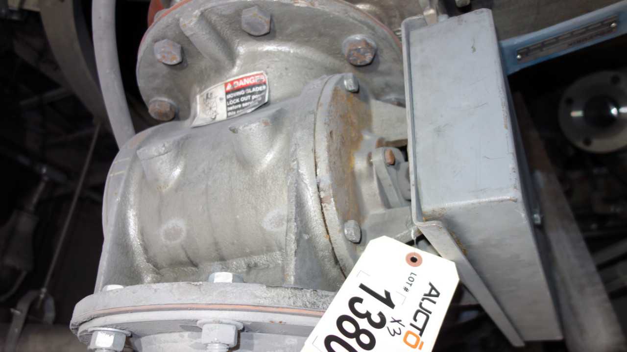 LOT OF 3 ROTARY VALVES 8IN 230/460 - VALVES