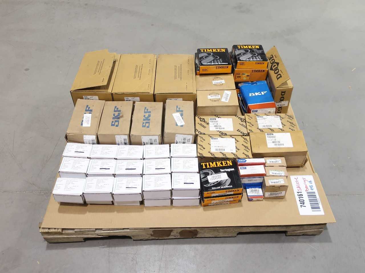 1 PALLET OF ASSORTED BEARINGS - BEARINGS 1 PALLET OF ASSORTED BEARINGS - BEARINGS