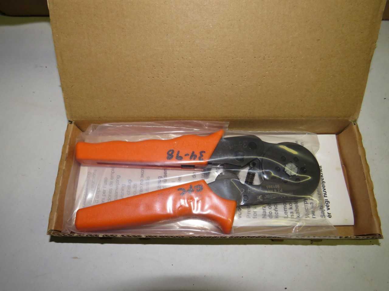 LOT OF 5 WEIDMULLER CRIMPERS PZ 6 HEX 9013650000 - ELECTRIC POWER TOOLS