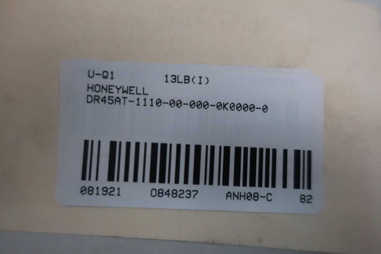 HONEYWELL DR45AT-1110-00-000-0K0000-0 CIRCULAR CHART RECORDER - INDUSTRIAL PARTS