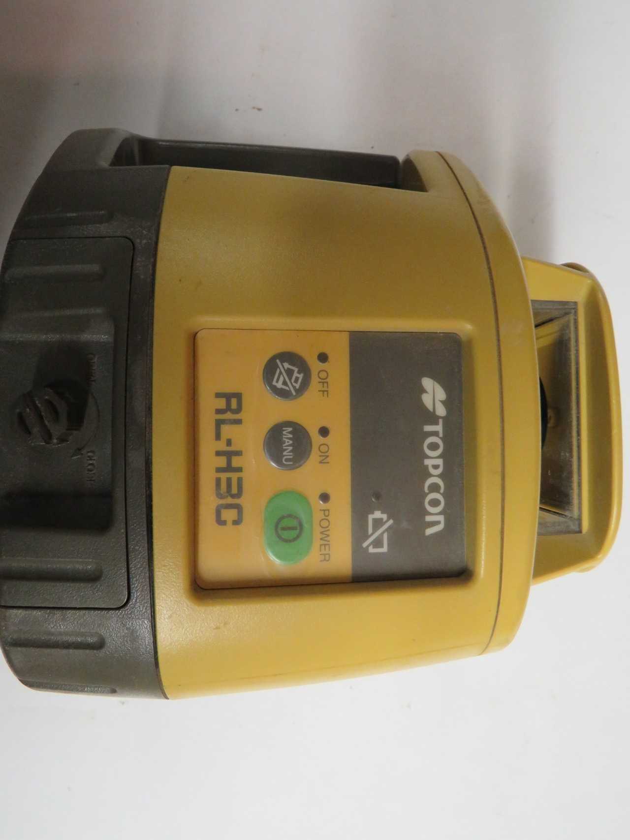 TOPCON RL-H3C ROTATING LASER KIT, TOPCON LS-70C & TRIPOD - ELECTRIC POWER TOOLS