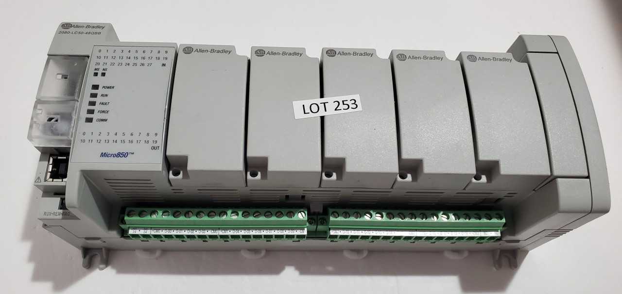 Allen Bradley Micro 850  2080-LC50-48QBB PLC - AUTOMATION & CONTROLS