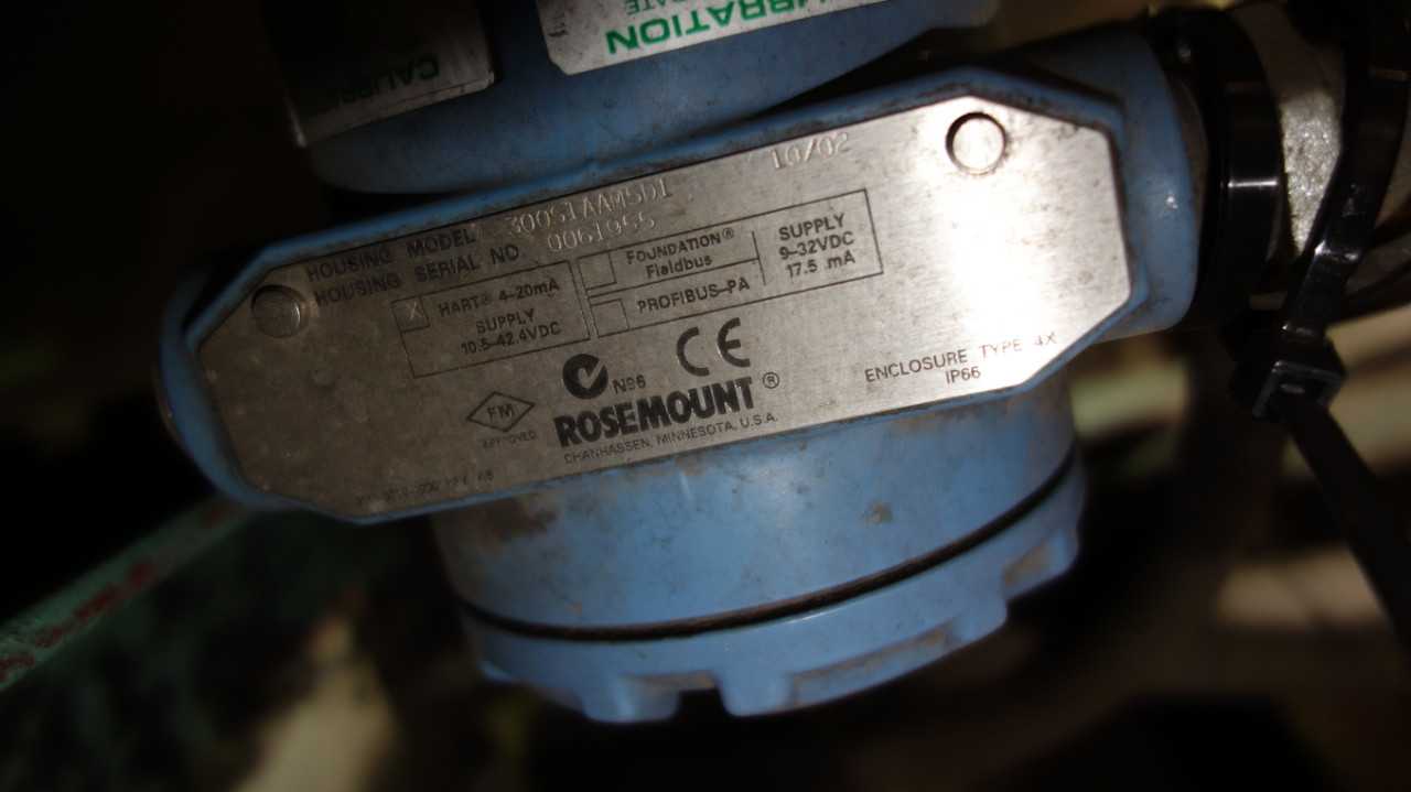 LOT OF 4 ROSEMOUNT 3051 PRESSURE TRANSMITTERS - MISCELLANEOUS