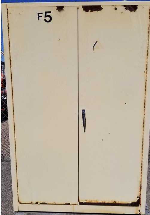 Fire Cabinet 18" L x 43.25" W x 65" H - TOOL STORAGE
