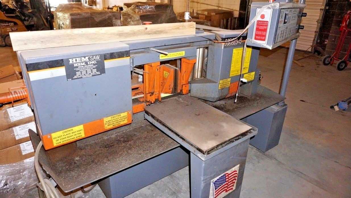 Hem 12.75" x 12.75" Horizontal Band Saw H90A-4, YEAR 2009 - HORIZONTAL BAND SAWS
