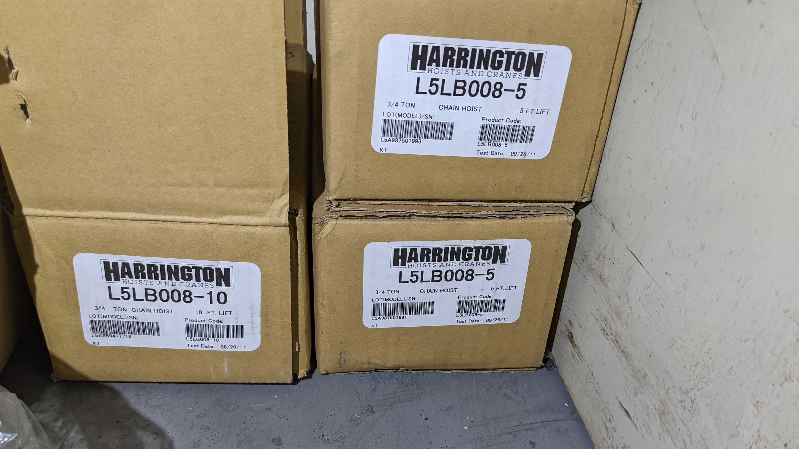 LOT OF CHAIN HOISTS - LIFTING EQUIPMENT