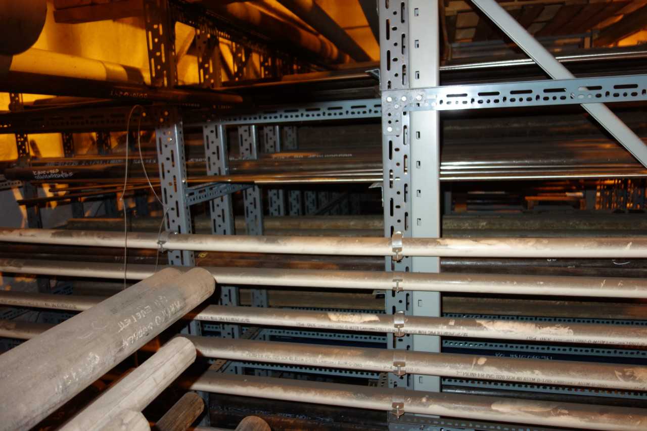 CONTENTS OF 2 RACKING SECTIONS, BOILER TUBES - INDUSTRIAL PARTS