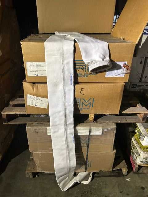 Bulk Lot of NFM Dust Collector 4.625” x 120” Pulse Bag Filters QTY 9 Cases on 1 Pallet - DUST COLLECTOR