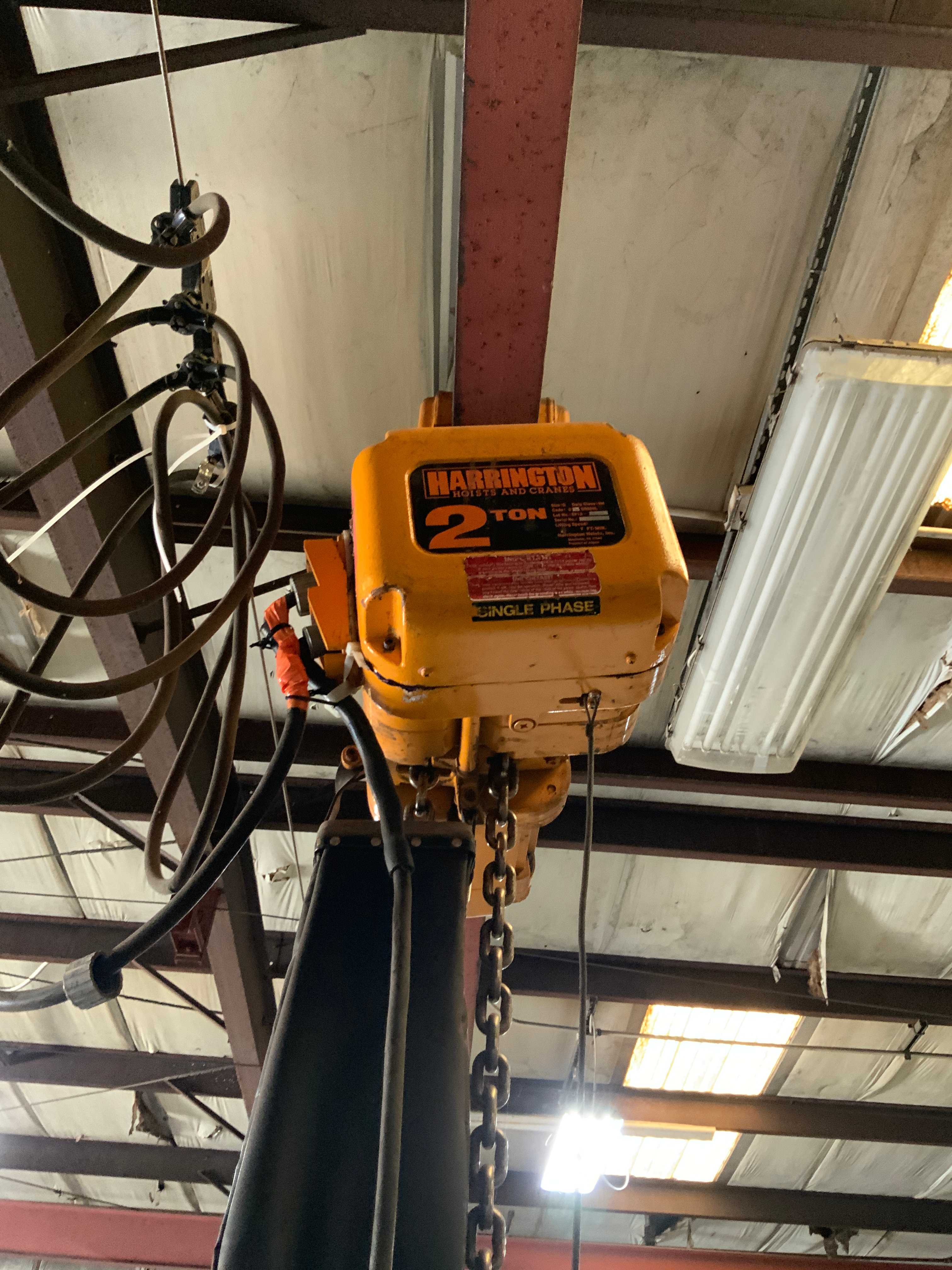 HARRINGTON 2 TON ELECTRIC CHAIN HOIST - LIFTING EQUIPMENT