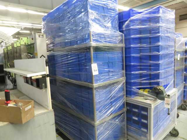 Metal Rack with parts bins - MISCELLANEOUS