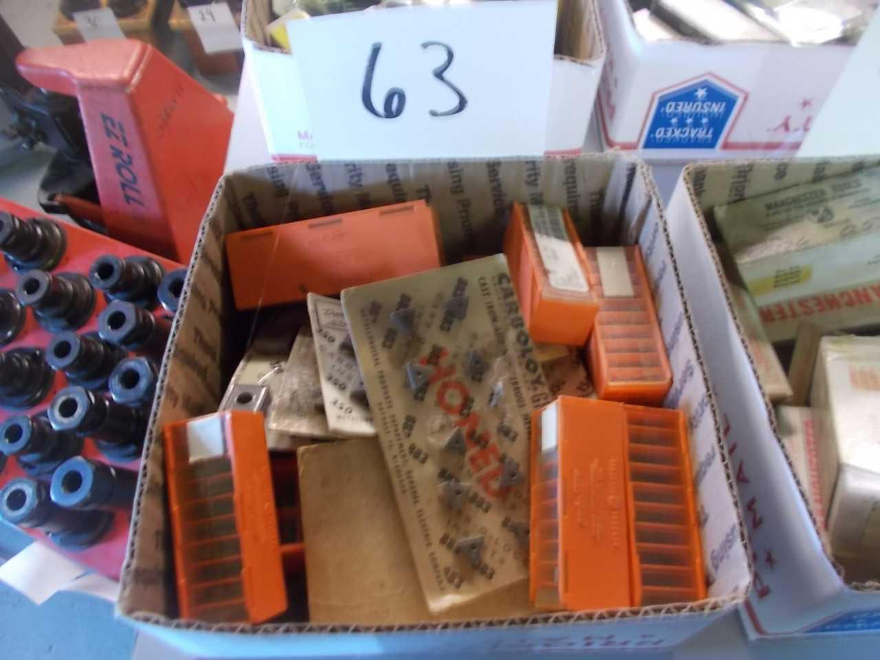 Assorted New Carbide Inserts 20+ boxes - ELECTRIC POWER TOOLS