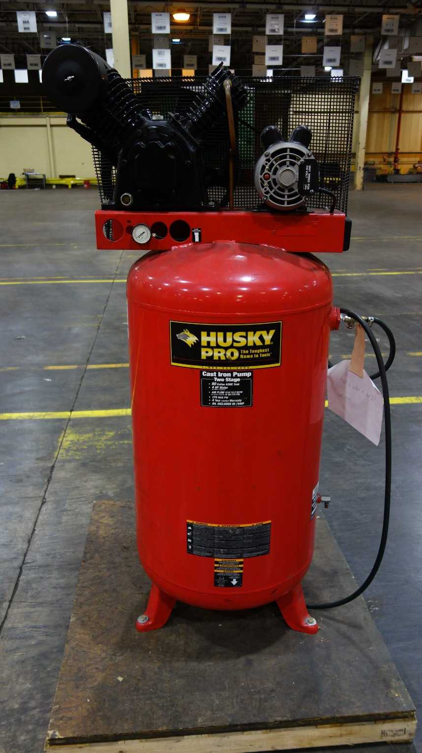 HUSKY PRO HS781004AJ 4HP 80 GALLON AIR COMPRESSOR - AIR COMPRESSORS