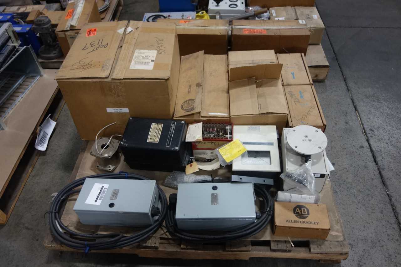 4 PALLETS OF ASSORTED ELECTRICAL - ELECTRICAL COMPONENTS