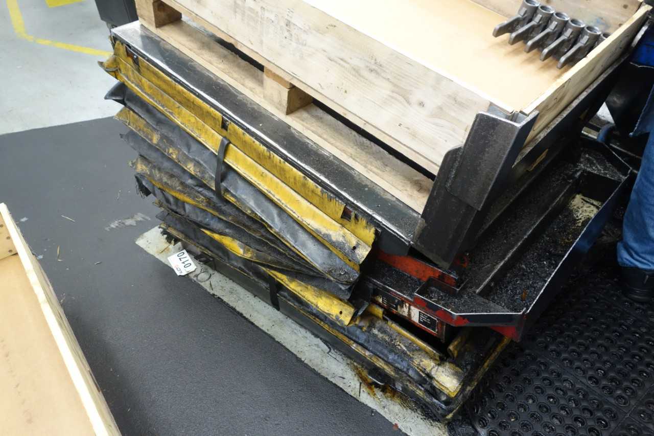 Presto scissor lift table, 4000lb capacity - MATERIAL HANDLING