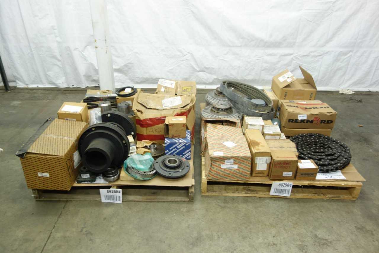 2 PALLETS OF ASSORTED POWER TRANSMISSION REPLACEMENT PARTS - POWER TRANSMISSION