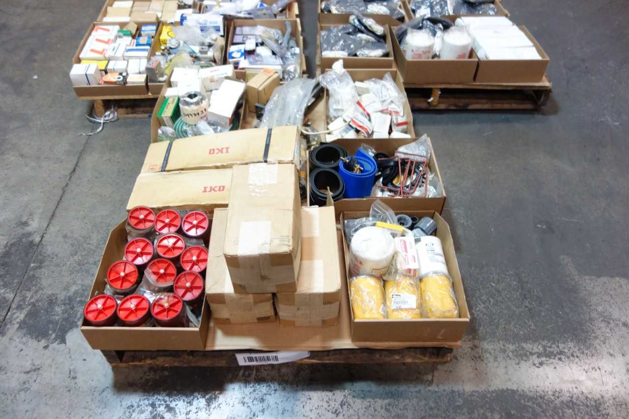 3 PALLETS OF ASSORTED MANUFACTURING EQUIPMENT - HAND TOOLS