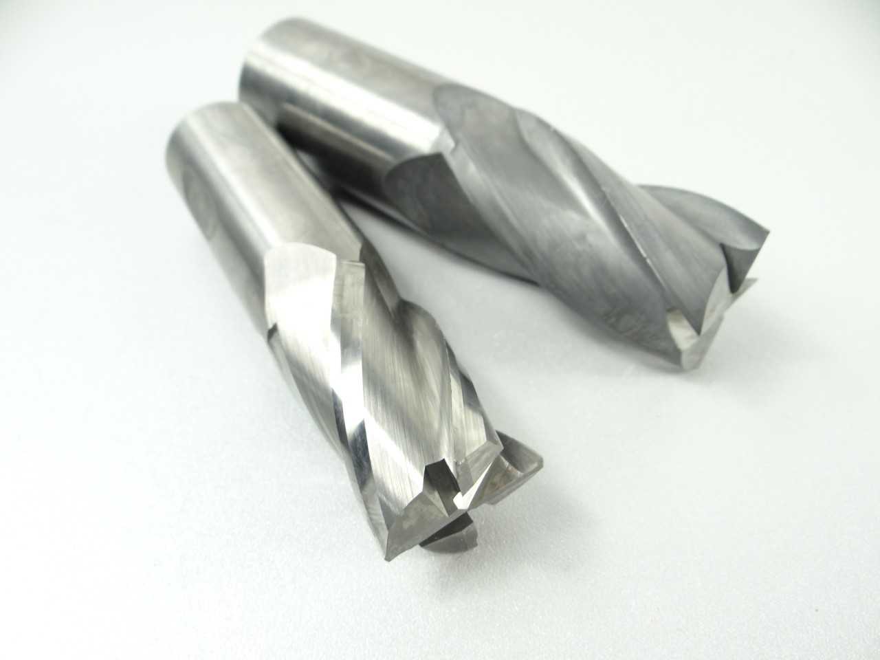 Pair of Solid Carbide 4 Flute End Mills - MACHINING ACCESSORIES & TOOLING
