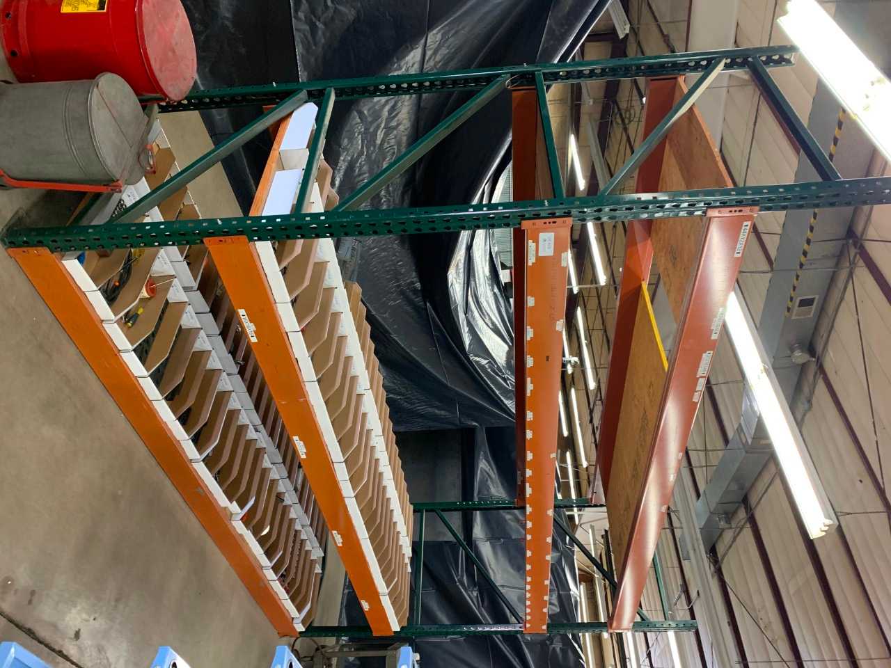 Large 4 Shelf Metal Racking Unit (Contents Not Included) - SHELVING Large 4 Shelf Metal Racking Unit (Contents Not Included) - SHELVING