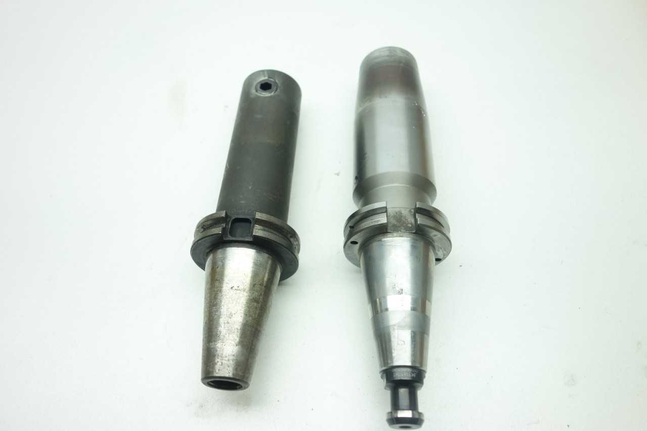 LOT OF ASSORTED CAT40 TOOL HOLDERS - PARLEC, SHRINKER - ELECTRIC POWER TOOLS