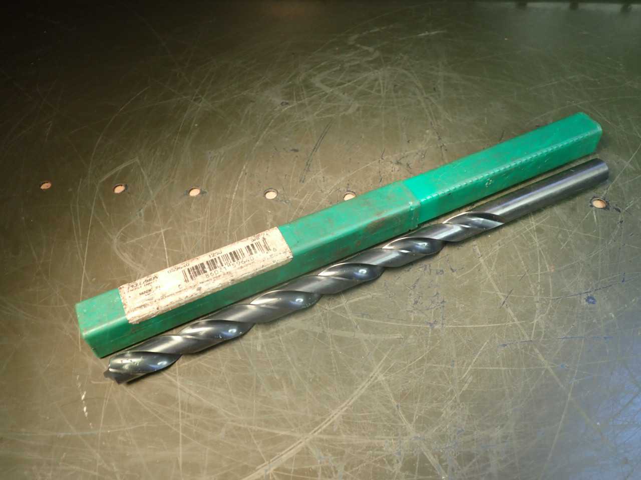 Precision Twist Drill 5/8" Drill Bit: 8-1/2" Extra Length Flutes, Straight Shank - MACHINING EQUIPMENT