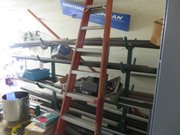 Rack on wheels and contents in picture except ladder - MISCELLANEOUS