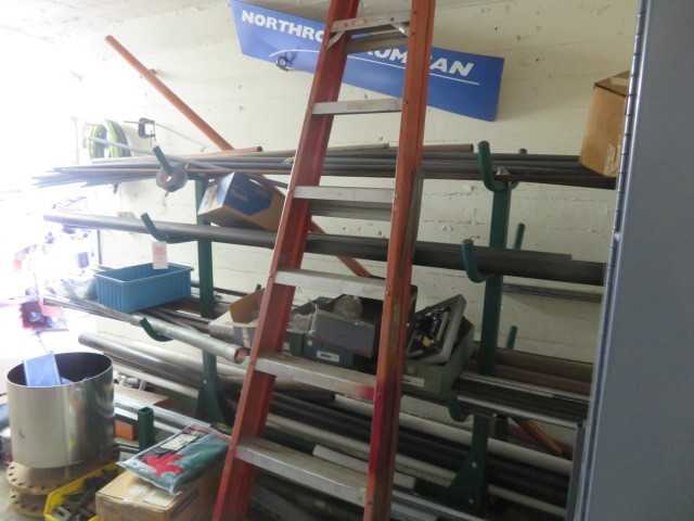 Rack on wheels and contents in picture except ladder - MISCELLANEOUS