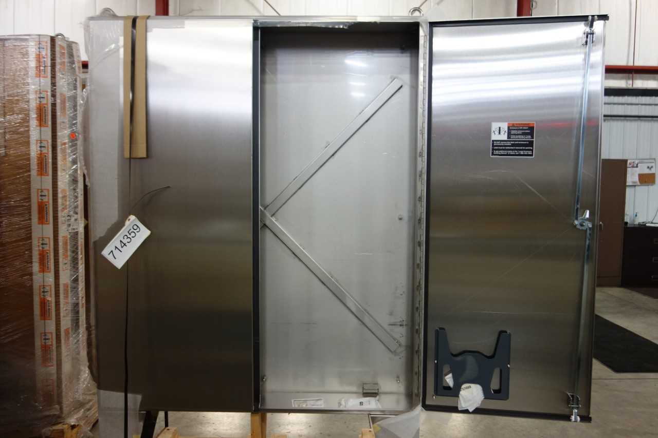 HOFFMAN TWO-DOOR WITH 3-POINT LATCHES AND FLOOR STAND ENCLOSURE - INDUSTRIAL PARTS