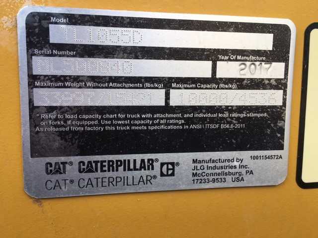Forklift, Caterpillar, 2017 - FORKLIFTS