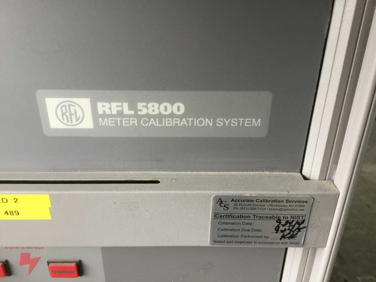RFL5800 Meter Calibration System - ELECTRIC POWER TOOLS