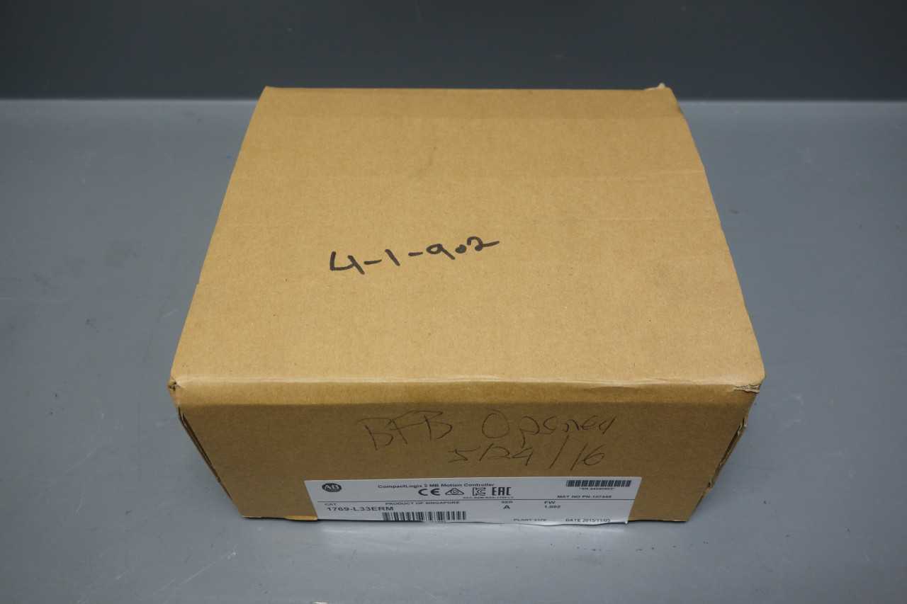 Allen Bradley 1769-L33ERM CompactLogix controller module - AUTOMATION & CONTROLS