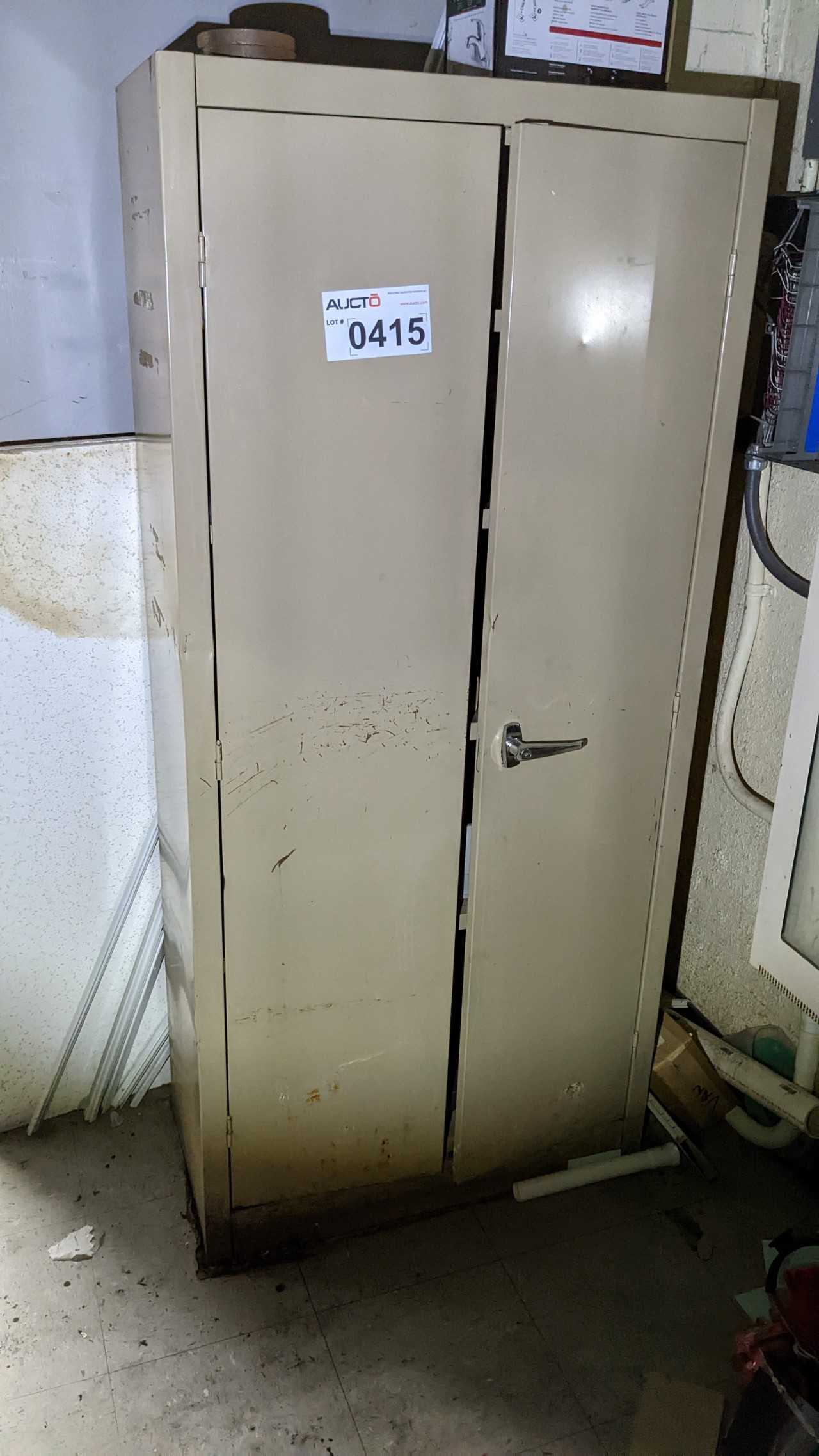 CABINET WITH CONTENTS - INDUSTRIAL PARTS