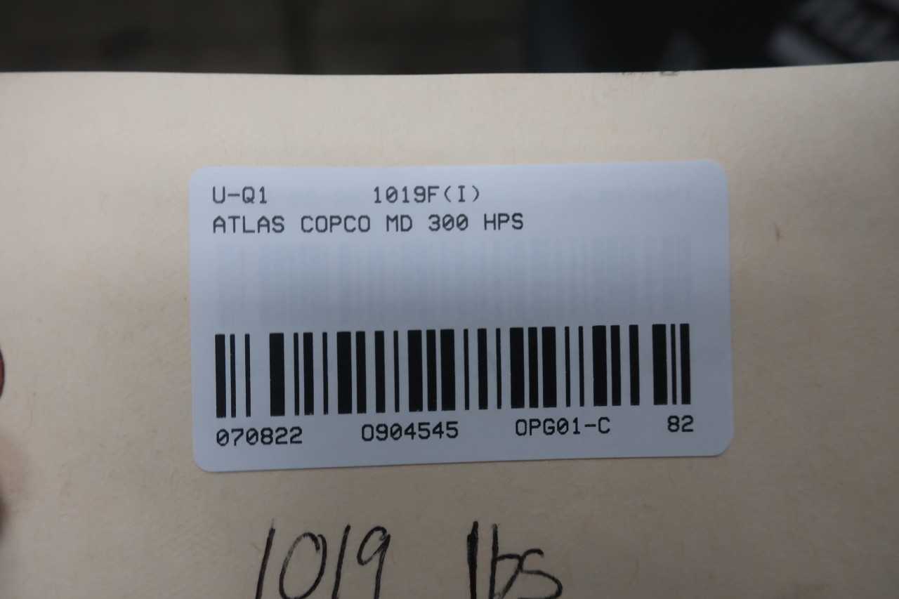 ATLAS COPCO MD 300 HPS 1614 7618 19 MEMBRANE AIR DRYER - AIR DRYERS